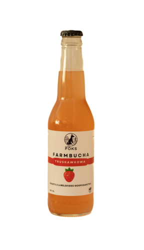 butelka farmbuchy truskawkowej